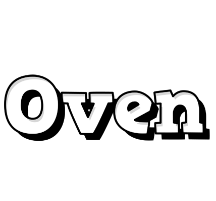 Oven snowing logo