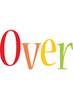 Over birthday logo