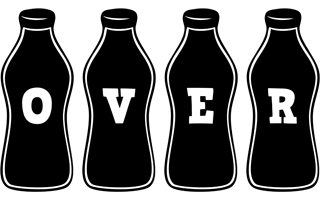Over bottle logo