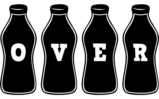 Over bottle logo