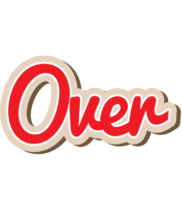 Over chocolate logo
