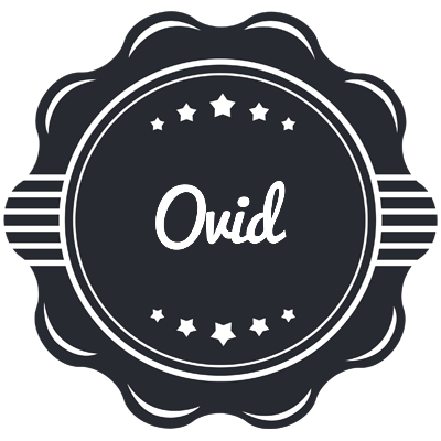 Ovid badge logo