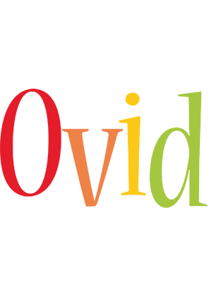 Ovid birthday logo