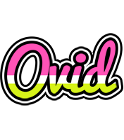 Ovid candies logo