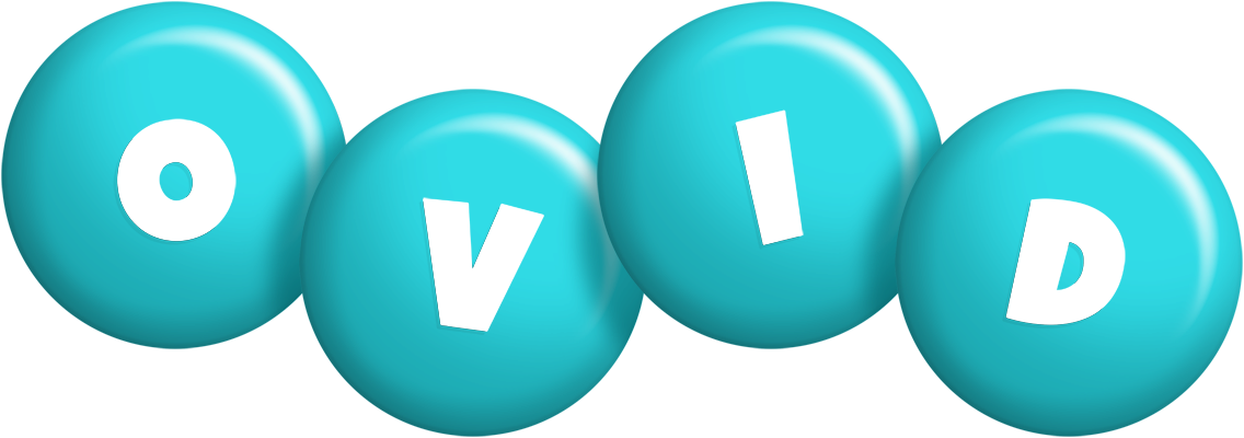 Ovid candy-azur logo