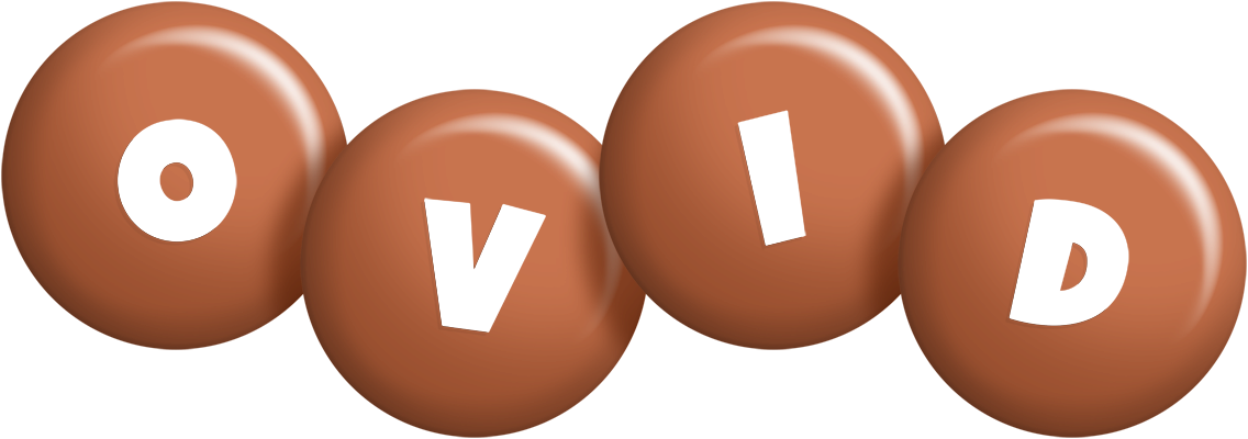 Ovid candy-brown logo