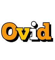 Ovid cartoon logo