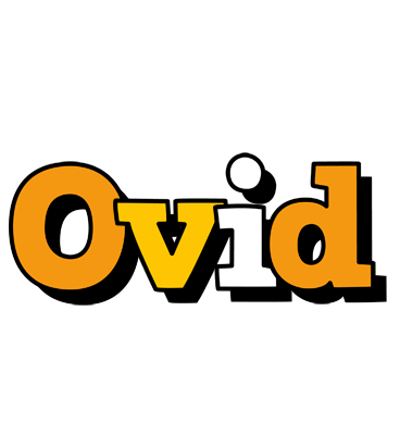 Ovid cartoon logo