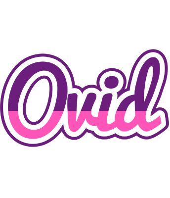 Ovid cheerful logo