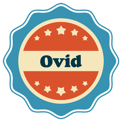 Ovid labels logo