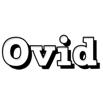 Ovid snowing logo