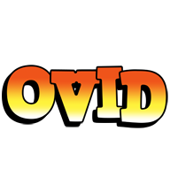 Ovid sunset logo