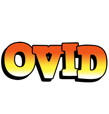 Ovid sunset logo