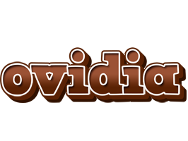 Ovidia brownie logo