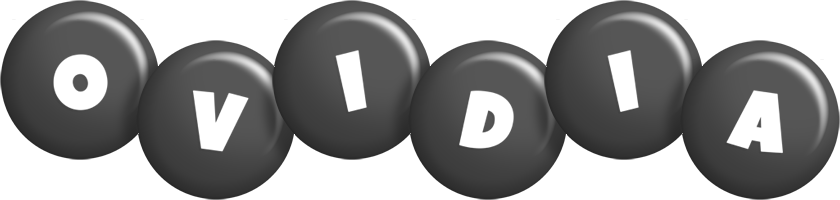 Ovidia candy-black logo