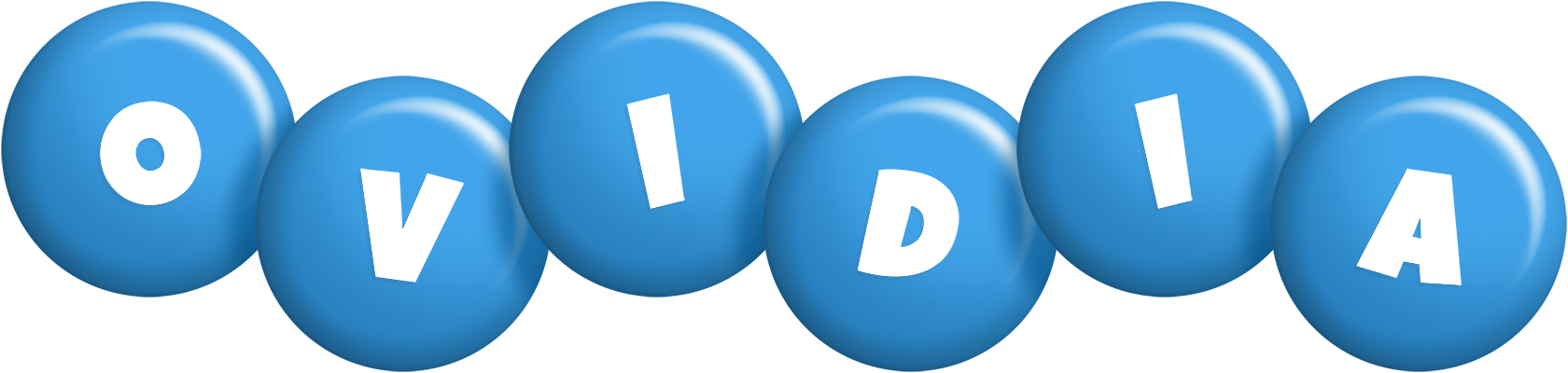 Ovidia candy-blue logo