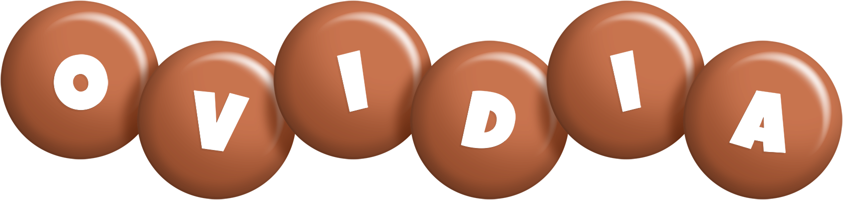 Ovidia candy-brown logo