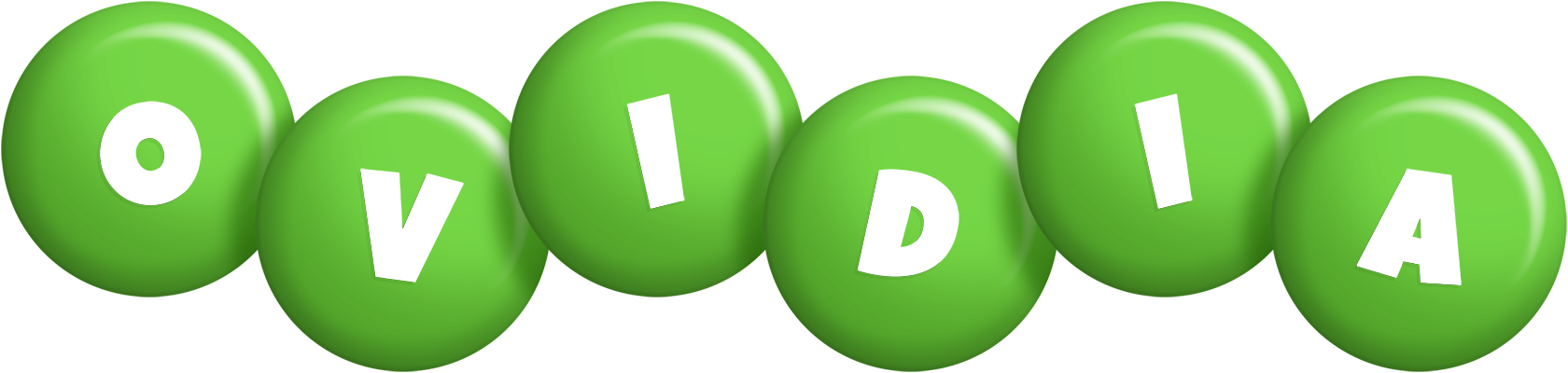 Ovidia candy-green logo