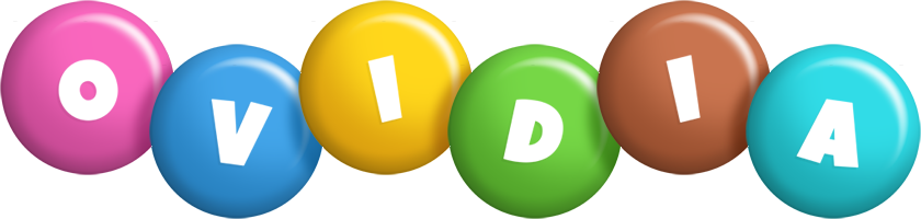 Ovidia candy logo