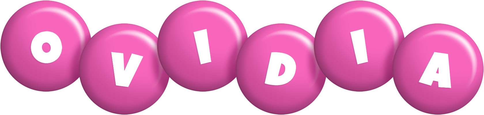 Ovidia candy-pink logo