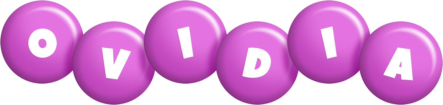 Ovidia candy-purple logo