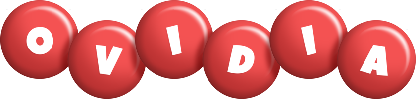Ovidia candy-red logo