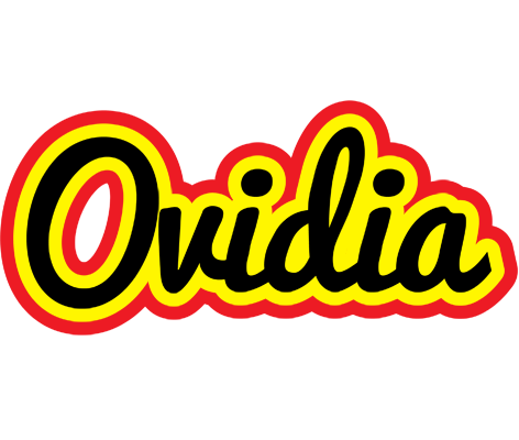 Ovidia flaming logo