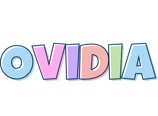 Ovidia pastel logo