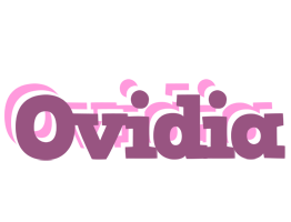 Ovidia relaxing logo