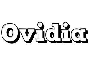 Ovidia snowing logo