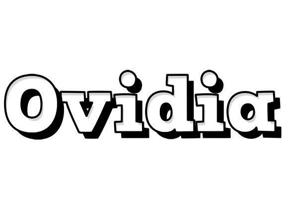 Ovidia snowing logo