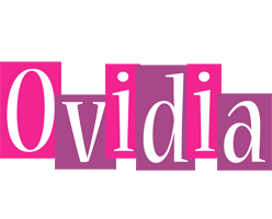 Ovidia whine logo