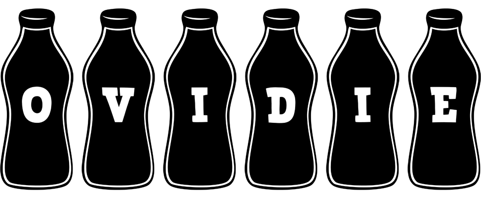 Ovidie bottle logo
