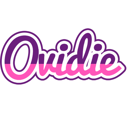 Ovidie cheerful logo