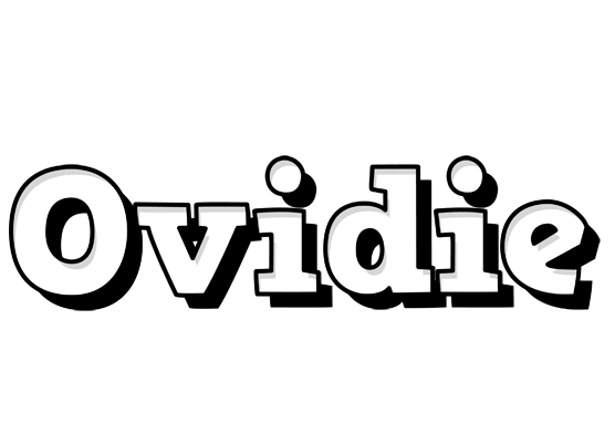 Ovidie snowing logo