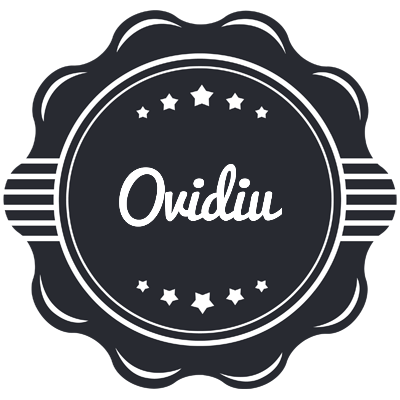 Ovidiu badge logo