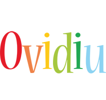 Ovidiu birthday logo