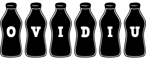 Ovidiu bottle logo