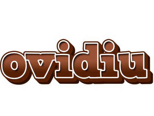 Ovidiu brownie logo