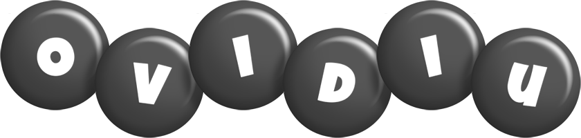 Ovidiu candy-black logo