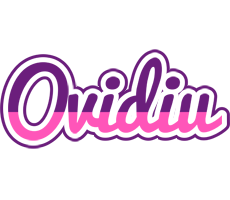 Ovidiu cheerful logo