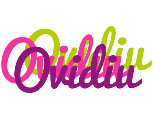 Ovidiu flowers logo