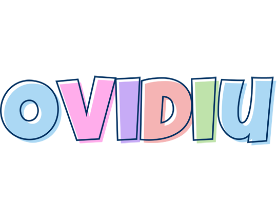 Ovidiu pastel logo