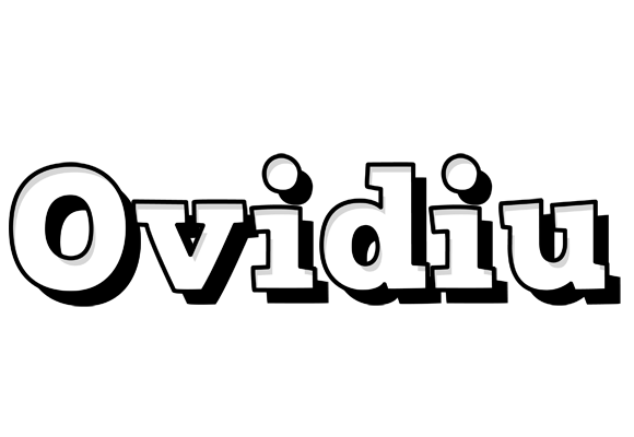 Ovidiu snowing logo