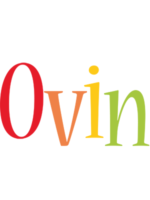 Ovin birthday logo