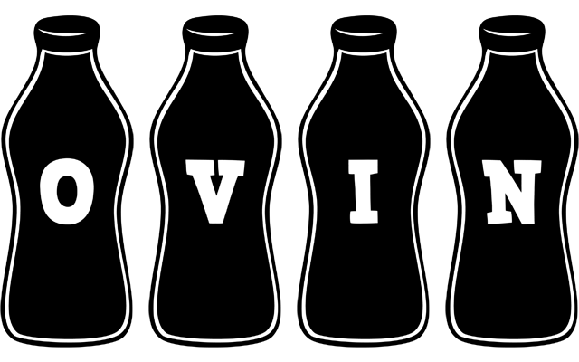 Ovin bottle logo