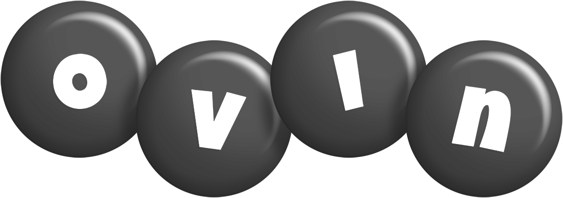 Ovin candy-black logo