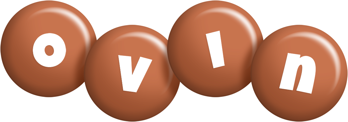 Ovin candy-brown logo
