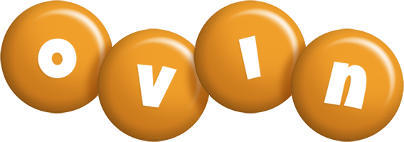 Ovin candy-orange logo