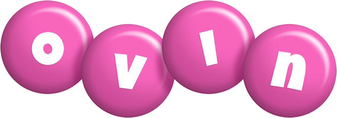 Ovin candy-pink logo